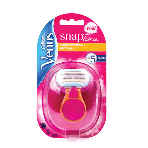 Бритва GILLETTE VENUS (Жиллет Винес) "Snap Embrace", с 1 сменной кассетой, для женщин, VNS-81570695