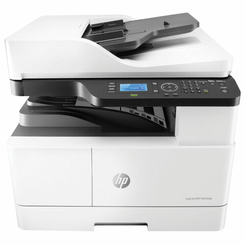 МФУ лазерное HP LaserJet M443nda "3 в 1 ", А3, 25 стр./мин, 50000 стр./мес., ДУПЛЕКС, АПД, сетевая карта, 8AF72A