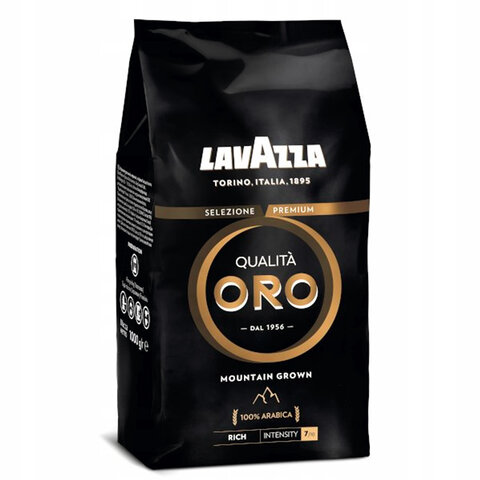 Кофе в зернах LAVAZZA "Qualita Oro MOUNTAIN GROWN", арабика 100%, 1000 г, RETAIL, 1334