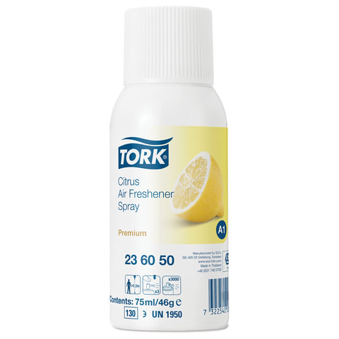 Сменный баллон 75 мл, TORK (Система А1) Premium, цитрус, 236050