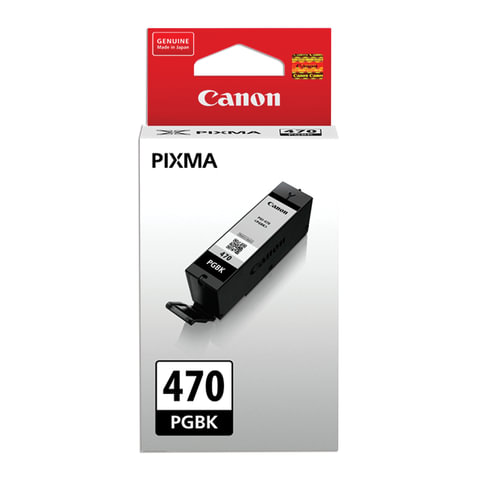 Картридж струйный CANON (PGI-470PGBK) PIXMA MG5740/MG6840/MG7740, черный пигментный, оригинальный, ресурс 300 стр., 0375C001